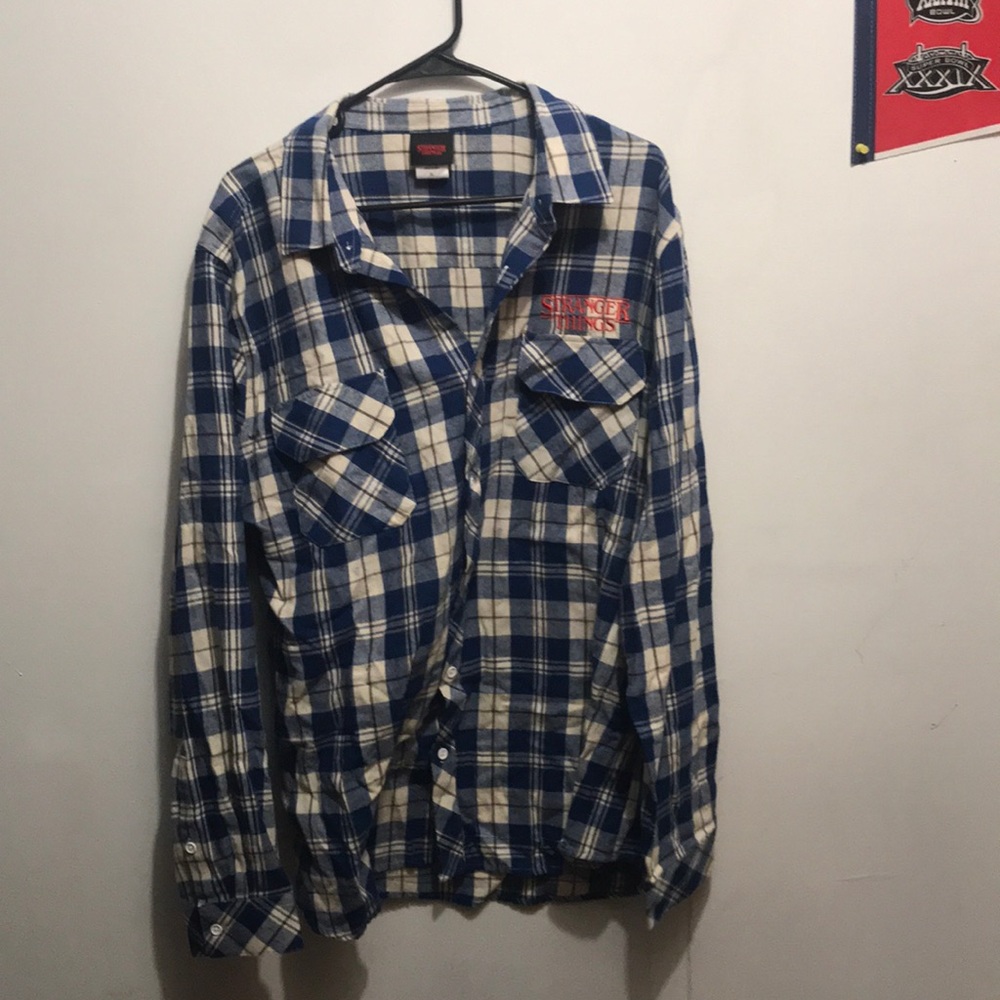 STRANGER THINGS Men’s Plaid Flannel